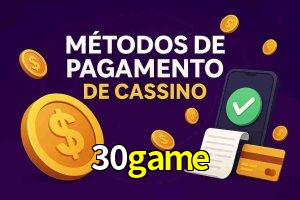 Métodos de Pagamento no 30game