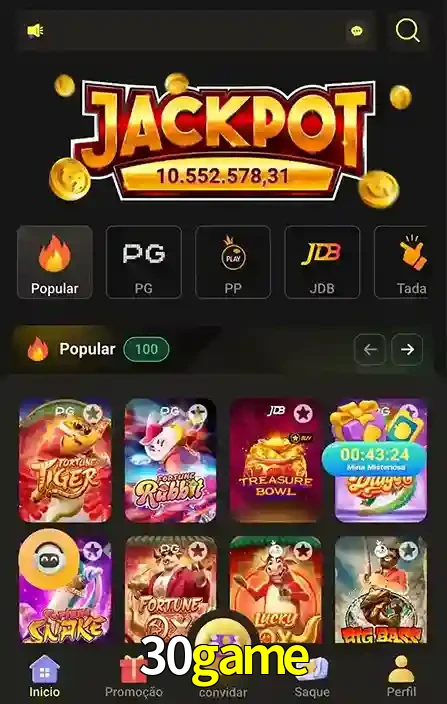 Promoções Especiais no 30game App